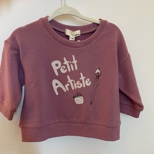 Greige Fleece Sweatshirt